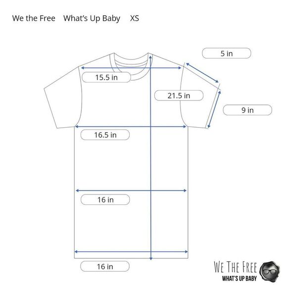 FREE PEOPLE / WE THE FREE WHAT’S UP BABY WAFFLE KNIT TEE IN NEON SKY BLUE XS - Picture 7 of 11